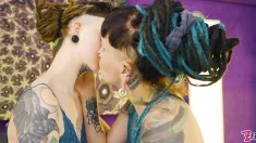 Thumbnail of Dreadlocks Tattooed Cynthia Devours Leo’S Pussy & Ass – Magic Wand, Deep Anal Toy