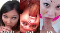 Thumbnail of MILF Deepthroaters Volume 27 - 3 Amazing Deepthroat Facefuck Blowjobs - Featuring Ava Devine, Lena Ramon, Lisa Sparxxx