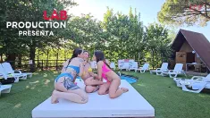 Thumbnail of Three Nymphomaniac Mermaids Anal And Squirting