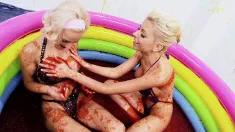 Thumbnail of Lou Lou And Christine Love Lick Cherry Jam Off Of Each Others Nipples