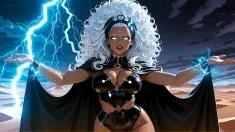 Thumbnail of Storm Queen Of The Midnight Dunes (AI)