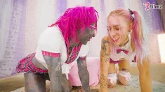 Thumbnail of Wild School Girl ANAL Fuck With Trans Classmate - ANAL Gapes, Deepthroat, Cum On Ass