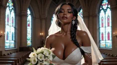 Thumbnail of Ebony Bride Fucked In Church ~ AI-Generated