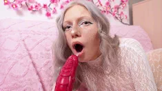 Thumbnail of Enjoy Sloppy Blowjob, Leg Sex, Dildo Riding And Footjob - All Covered In Cum And Squirt!