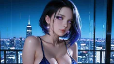 Thumbnail of Midnight Desire In The City Sky