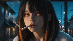Thumbnail of Neon Rain And Late Night Thoughts