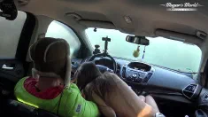 Thumbnail of Behind The Scenes Of Lili Charmelle - A Car Stop For Fuck And Creampie