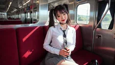 Thumbnail of Creampie In Train - Japanese Nympho Hunts For Lone Passengers (AI Video)