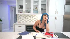 Thumbnail of Flirtatious Hottie Jewelz Blu Seduces Hung Stud Into Balls Deep Anal