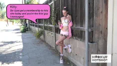 Thumbnail of Skinny Beauty Kyler Quinn Gets Pulled Around In A Rough Dirty Session!
