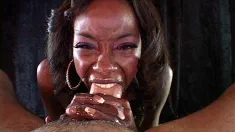 Thumbnail of Nut Cream - Petite Girl Deepthroats A Huge Cock