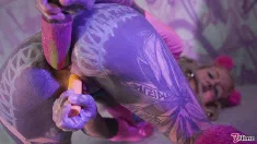 Thumbnail of Solo Double Penetration - Tattooed Goth Punk Anal Masturbation & ATM