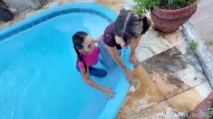 Thumbnail of Wet Jeans, Ripped Denim & Messy Poolside Girl/Girl Chaos — Part