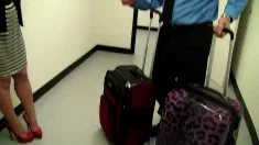 Thumbnail of Jessa Rhodes Vicky Vixen Threesome With Airport Guard