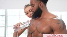 Thumbnail of Cee Jayy Chloe Temple Works His Oiled Dick Raw Then Drains His Balls!