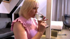 Thumbnail of RLP 99: Sexy Blonde MILF Keysi Piss Drinking.