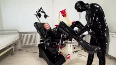 Thumbnail of TALES FROM THE RUBBER CLINIC LIZANNNE HELPS WITH THE HYSTERIA