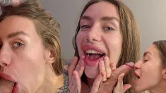 Thumbnail of Big Lips And A Blowjob! She Swallowed His Balls—Oh Yeah!