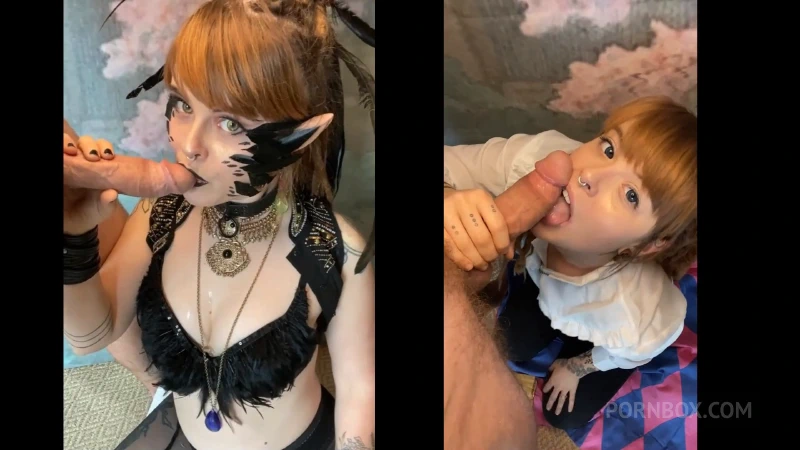 The blowjob battle begins