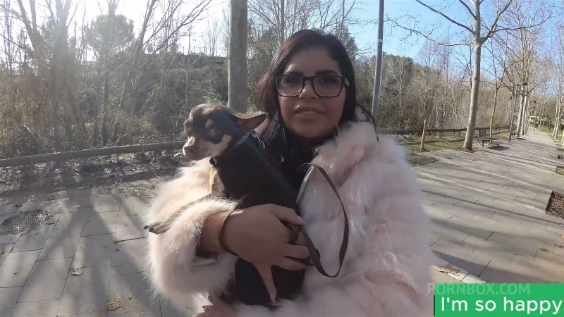 Sheila Ortega has a chance encounter while walking her dog