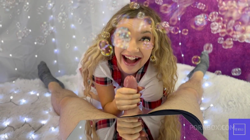 Daisy Lavoy loves the bubbles